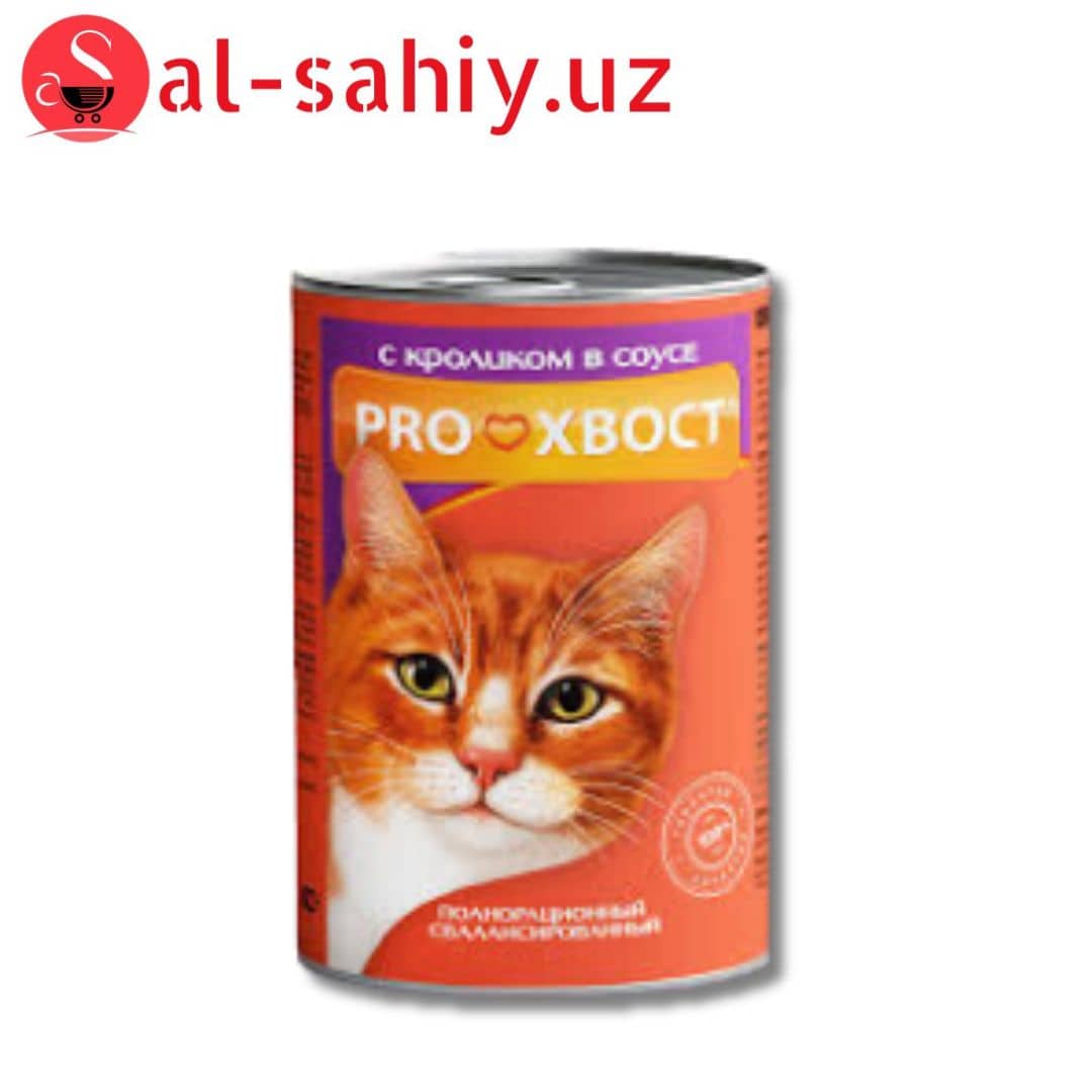 Корм для кошек ProХвост 40325, 85 г, кролик 1