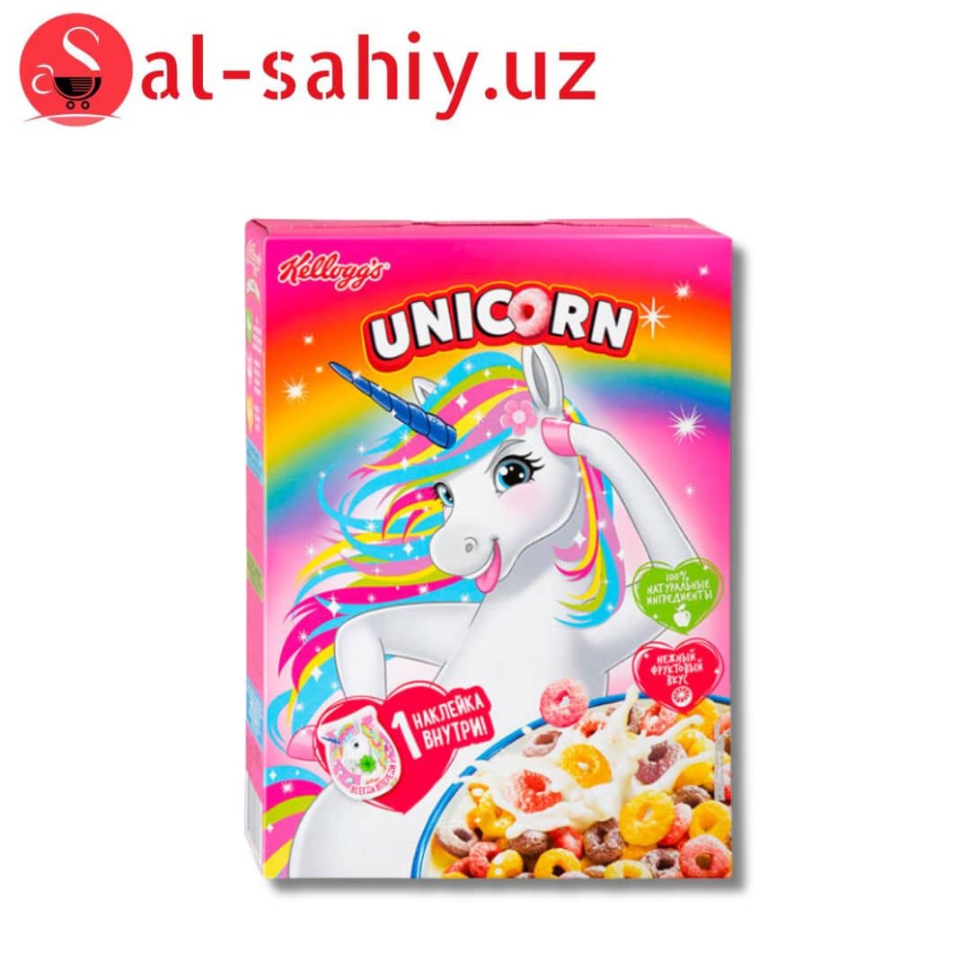 Готовый завтрак Kellogg`s Unicorn радужные колечки 195 гр. 1