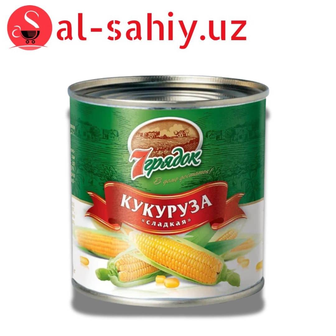 Кукуруза слад. "7 грядок" 400гр ж/б 1