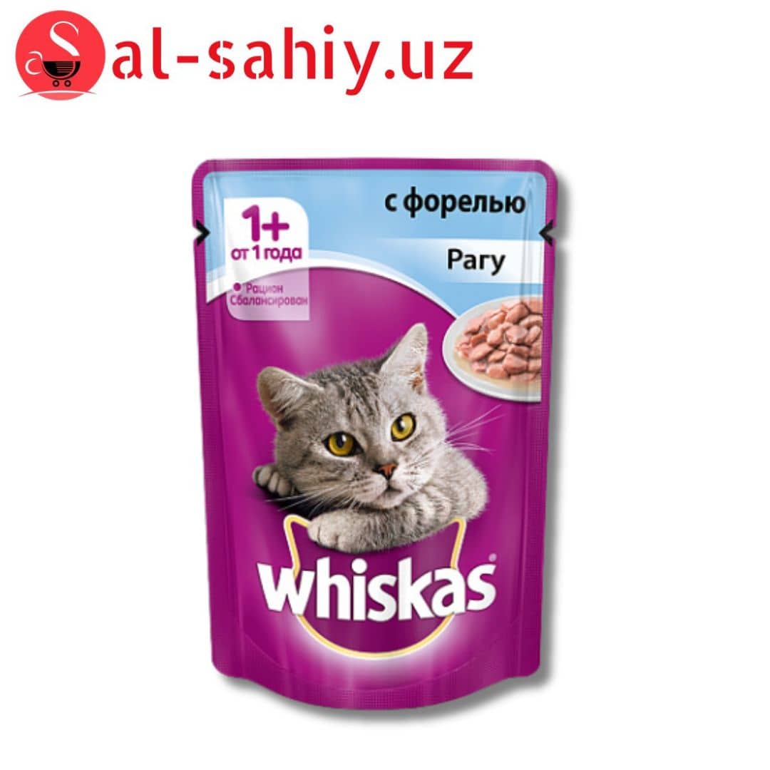 Whiskas рагу с фарелю  85гр 1