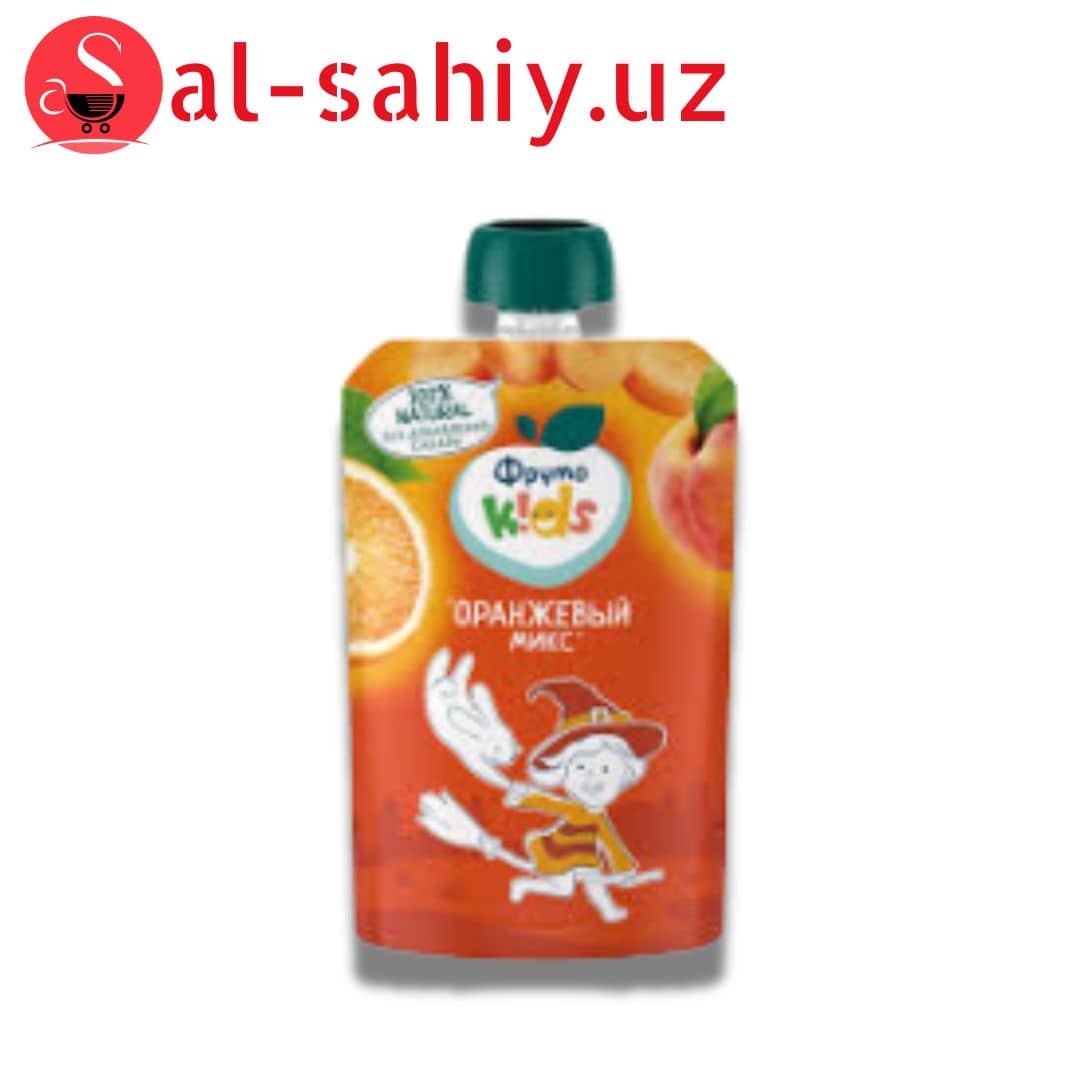 Фруто Kids пюре ябл-персик-морковь-апельсин 90г 1