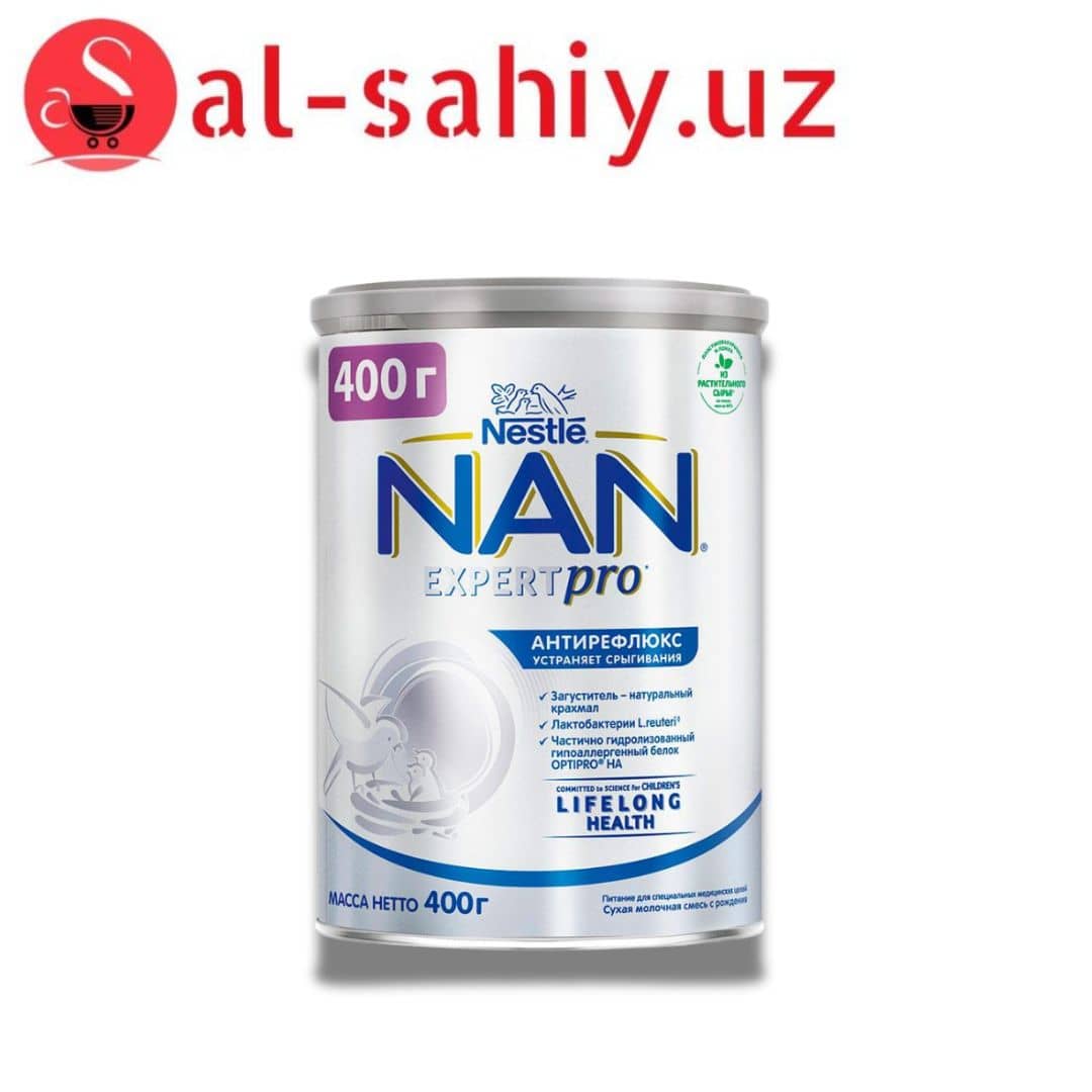 Сухая молочная смесь "NAN" антирефлюкс 400гр 1
