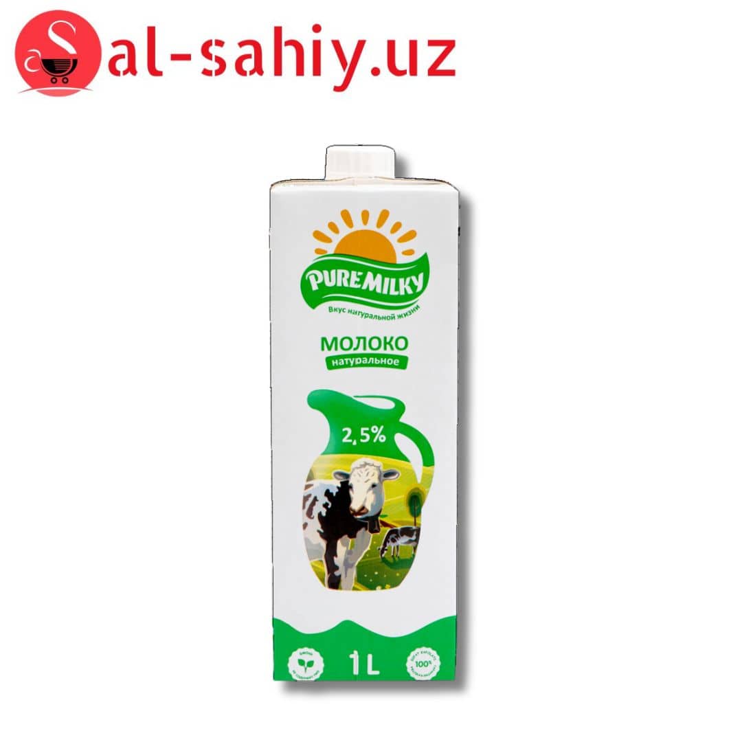 Молоко 6% 1000 гр Pure Milky Тетрапак 1