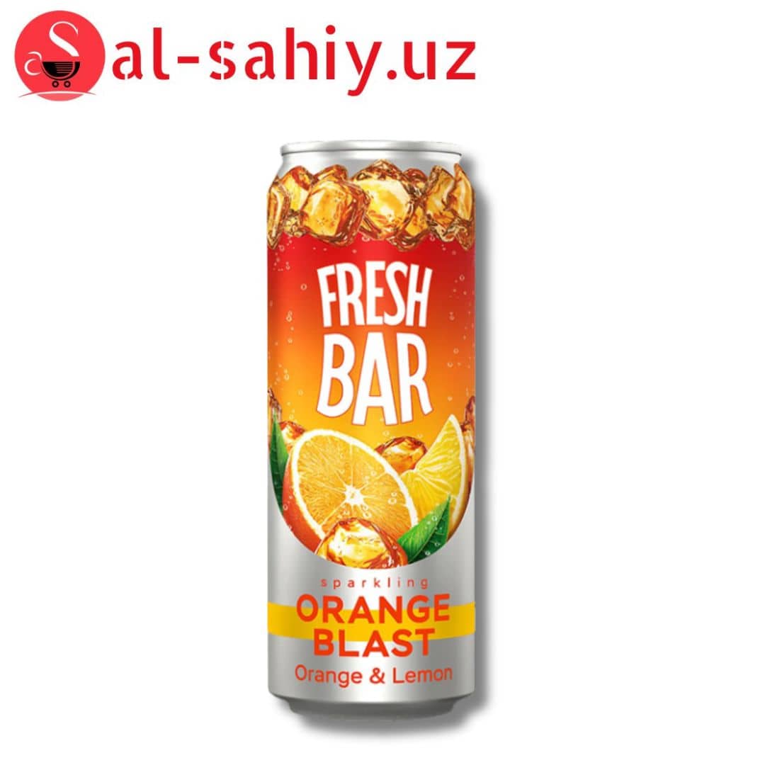 Энергетический  FRESH BAR 330мл "оранж бласт" 1