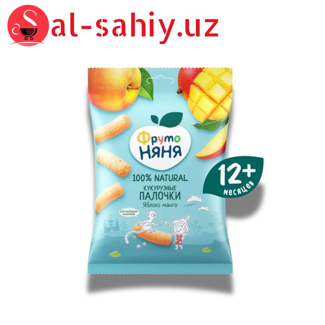 Палочка кукурузные  ФРУТОНЯНЯ 20г яблоко и манго 1
