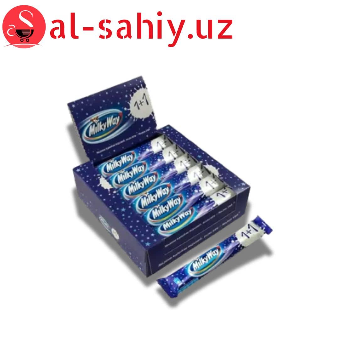 Шоколад MilkyWay 1+1 52гр 1