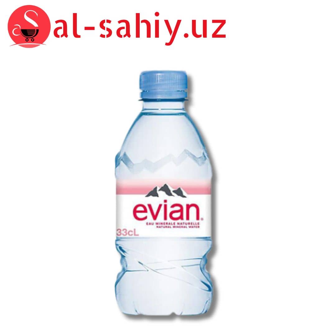 ВОДА МИНЕРАЛЬНАЯ ПРИРОДНАЯ ПИТЬЕВАЯ СТОЛОВАЯ EVIAN 0.33 Л 1