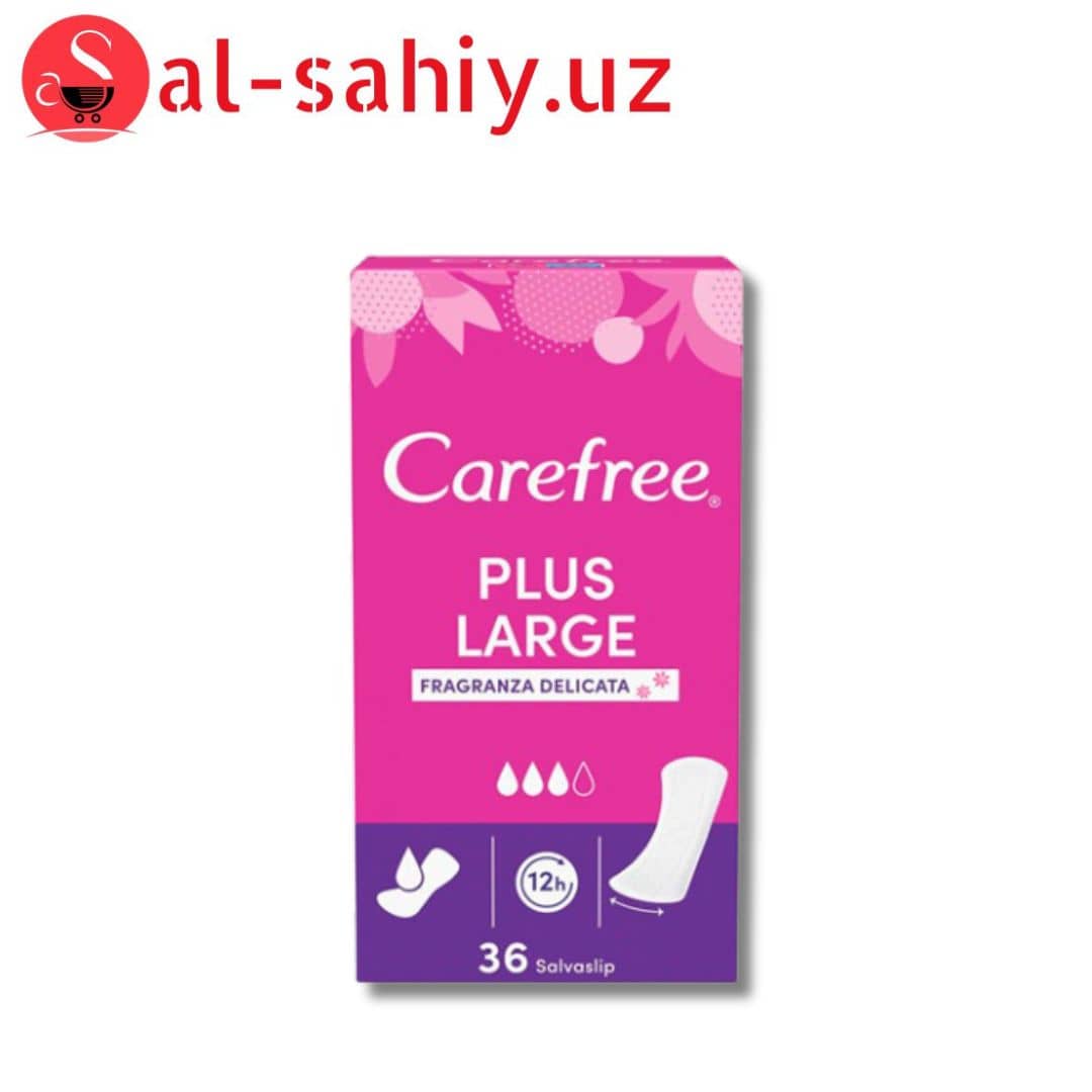 Прокладки Carefree Large Plus салфетки 36шт 1