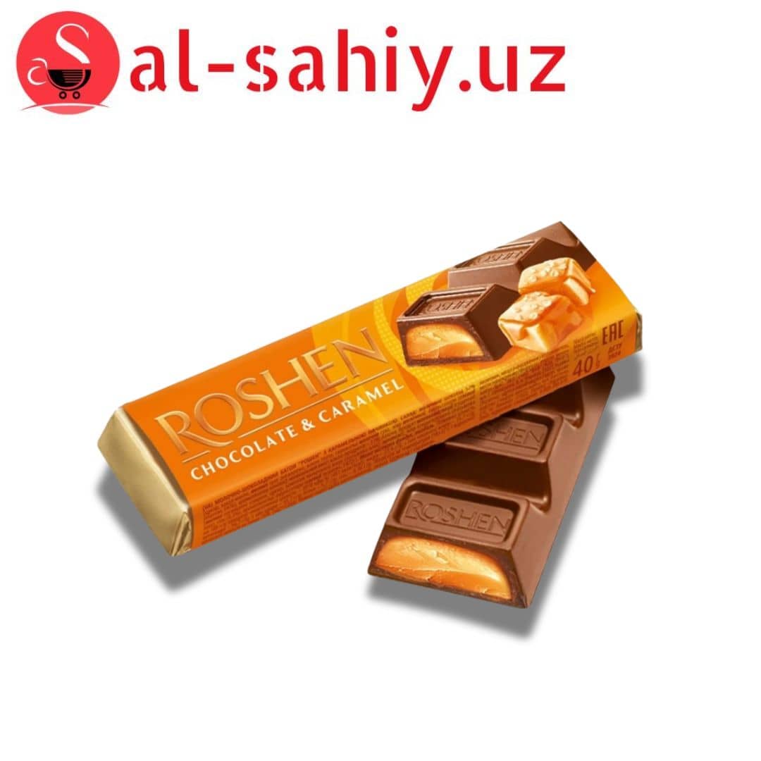 Батон ROSHEN мол-шок с карамельной начинкой 40гр 1