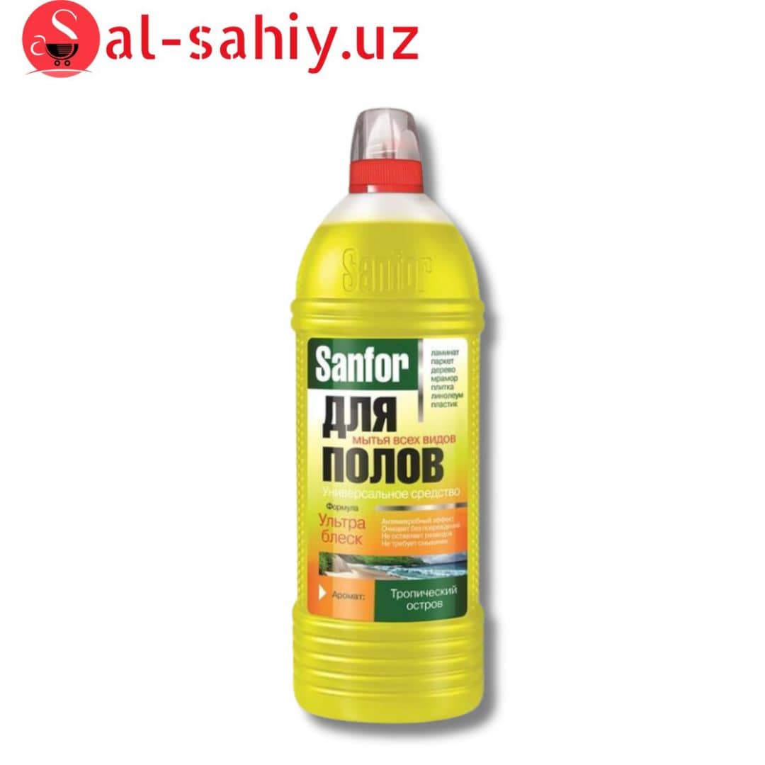 Sanfor для полов Ультра блеск Тропический остров 1000мл 1