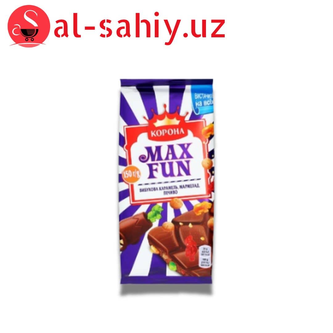 Chocolate bar "Alpen Gold" Max Fun with with explosive caramel marmalade and cookies 150g 1