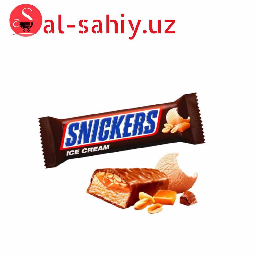 SNICKERS ICE CREAM - МОЛОЧНОЕ МОРОЖЕНОЕ 73.5гр 1