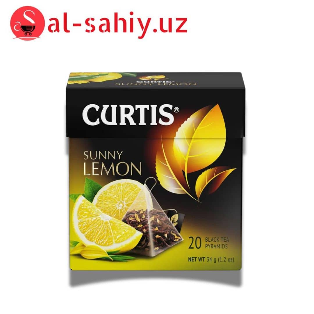 Чай Curtis Sunny Lemon чёрный (20 пирамидок) 1