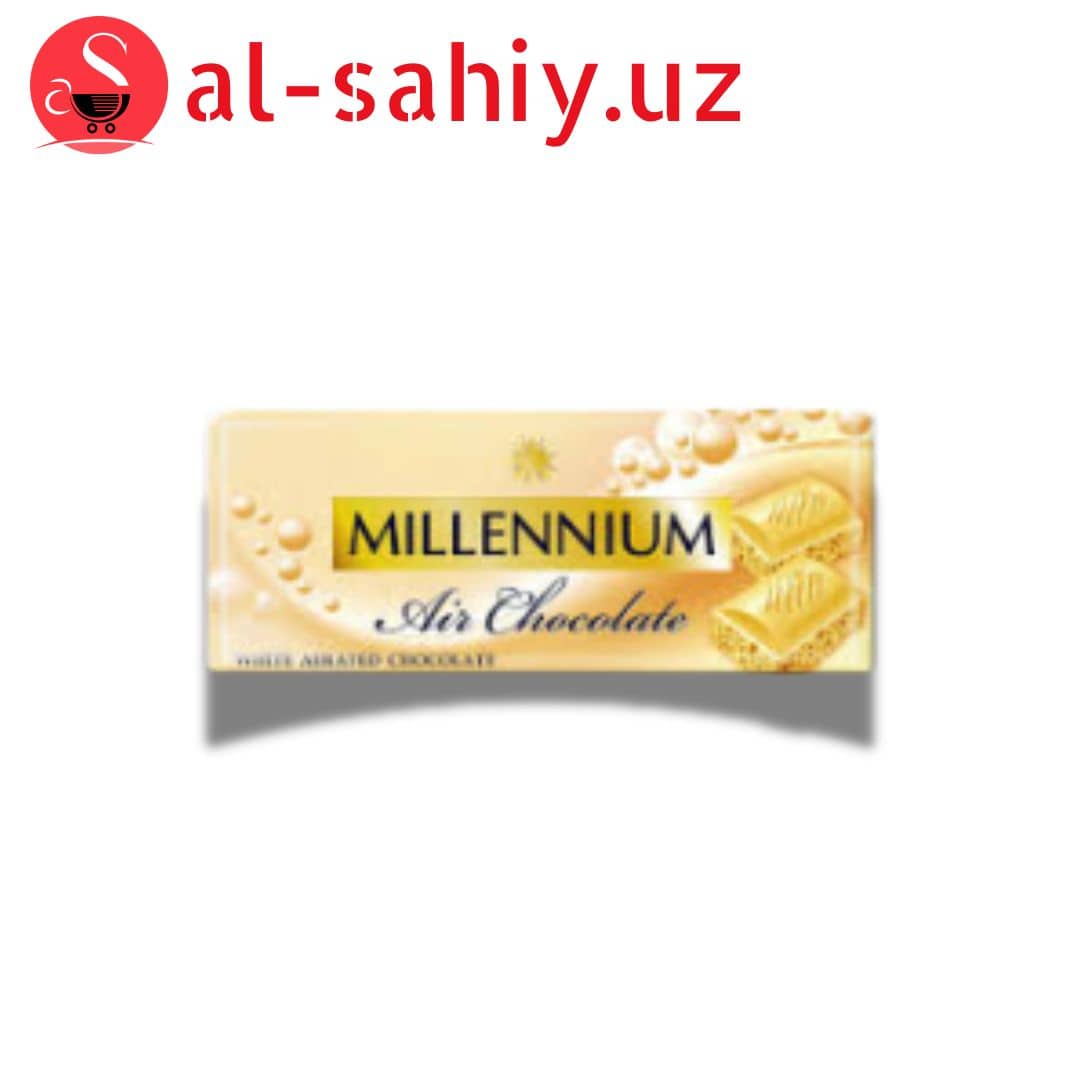 Шоколад "MILLENNIUM" пористый белый 90гр 1