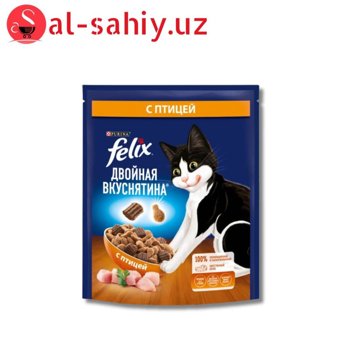 Корм для кошек Felix Двойная вкуснятина, 600 г, птица 1