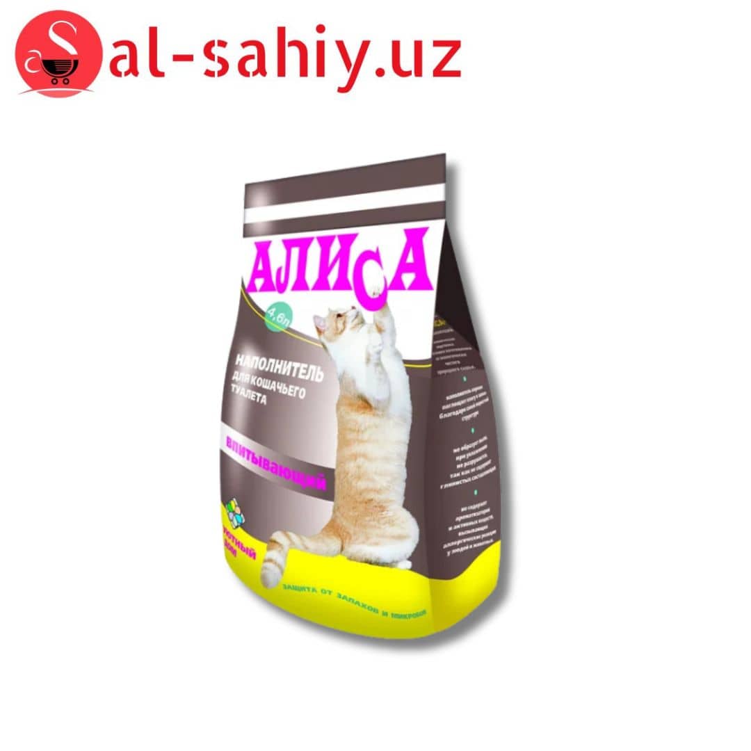 Наполнитель для кошек Алиса 5кг 1