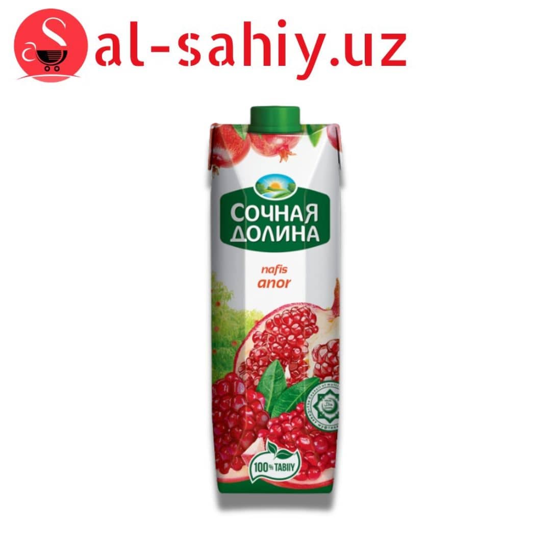 Сок Сочная Долина 1л анор 1