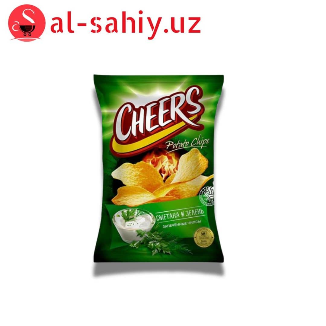 Новый Чеерс чипсы со вкусом зелёный лук 45 гр 1