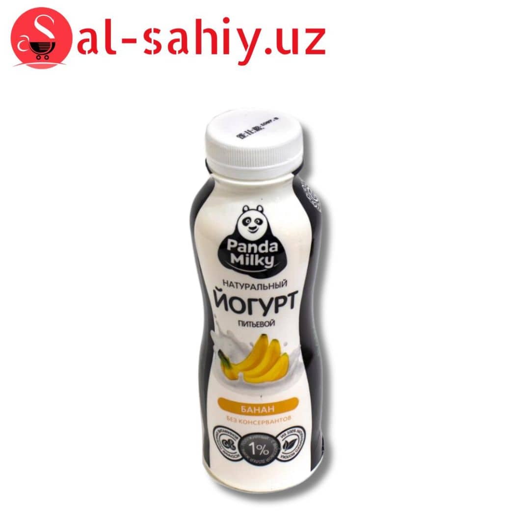 Йогурт Pandamilky 330 гр  банан 1