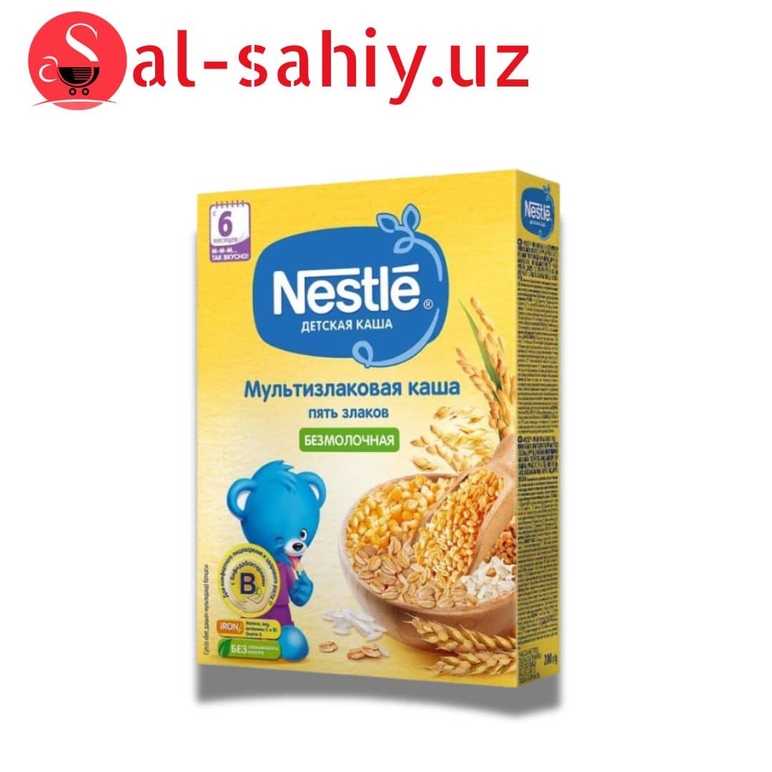 Каша Nestle Мультизлаковая каша 5 злаков б/м 200гр 1