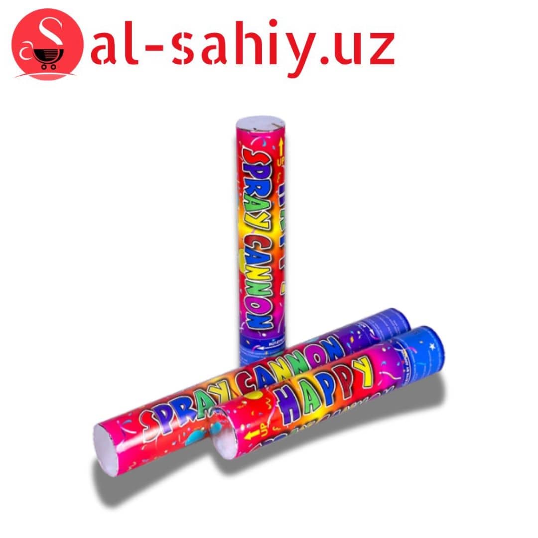 Хлопушка HAPPY SPRAY CANNON FIESTA Большой 1