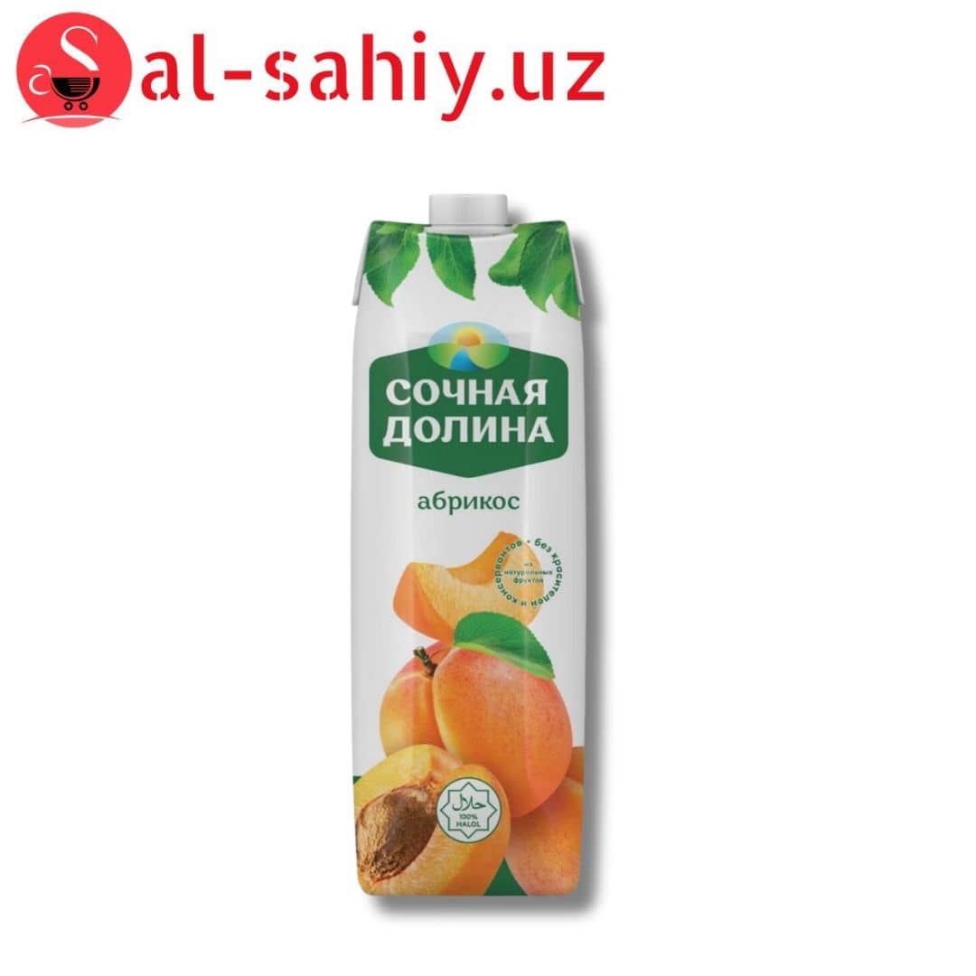 Нектар абрикосовый СОЧНАЯ ДОЛИНА 200 мл 1
