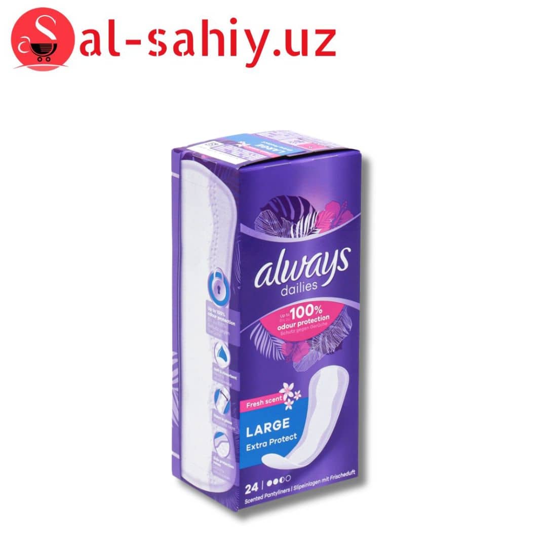 Ежедневки Always Dailies Large Fresh Extra Protect  24 шт 1