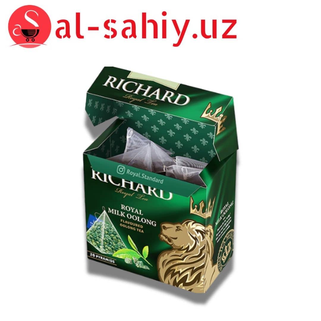 Чай зеленый Richard (Ричард) "Royal Milk Oolong" ароматизированный 20 пирамидок 1