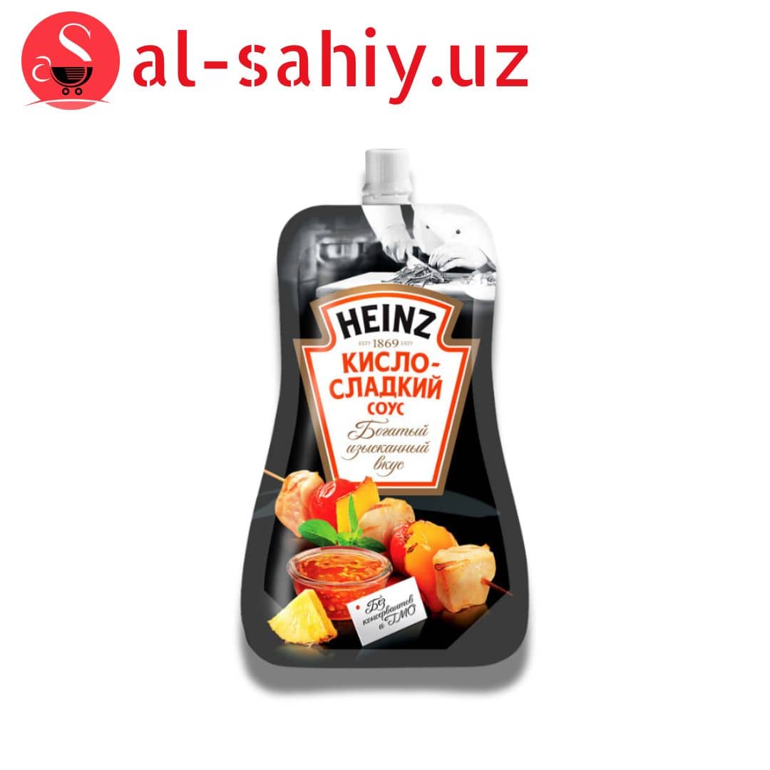 Соус "Heinz" кисло-сладкий дой-пак 200гр 1