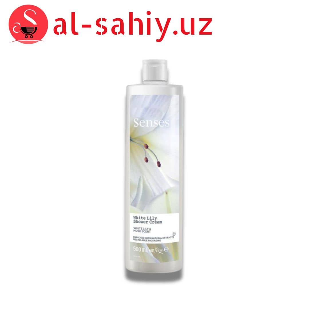 Senses Avon гель для душа "Белая лилия " 500мл 1
