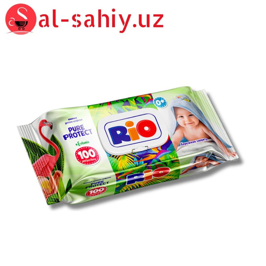 Детские влажные салфетки 100 шт 1