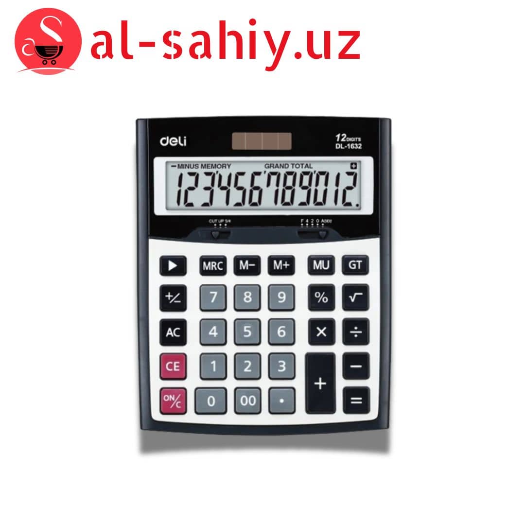 DELI калькулятор 12 разряд. 1632 1