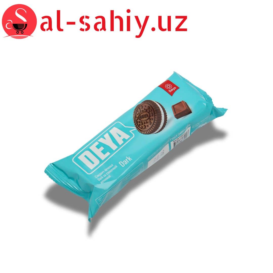Печенье "DEYA" Dark со сливочной начинкой 100 г 1