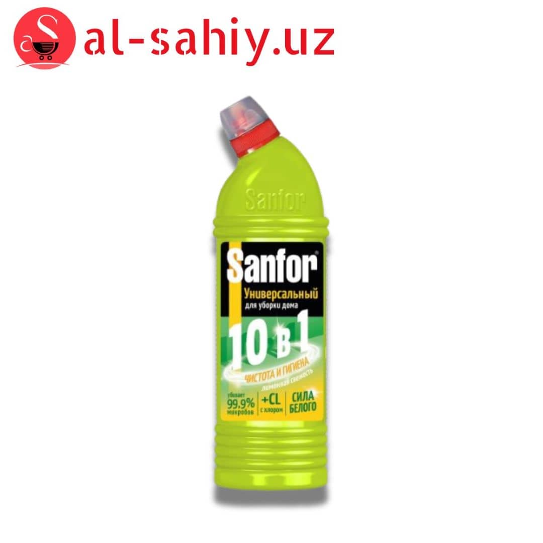 Средство для чистки ванн Sanfor Лимонная свежесть 750 1
