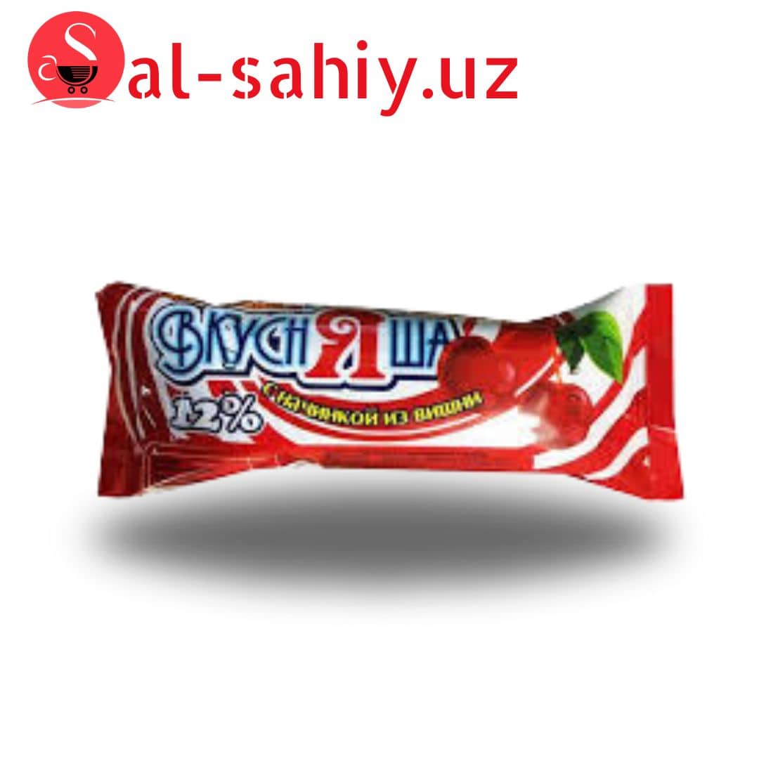 Сырок Вкусняша с начинкой из вишни12% 1