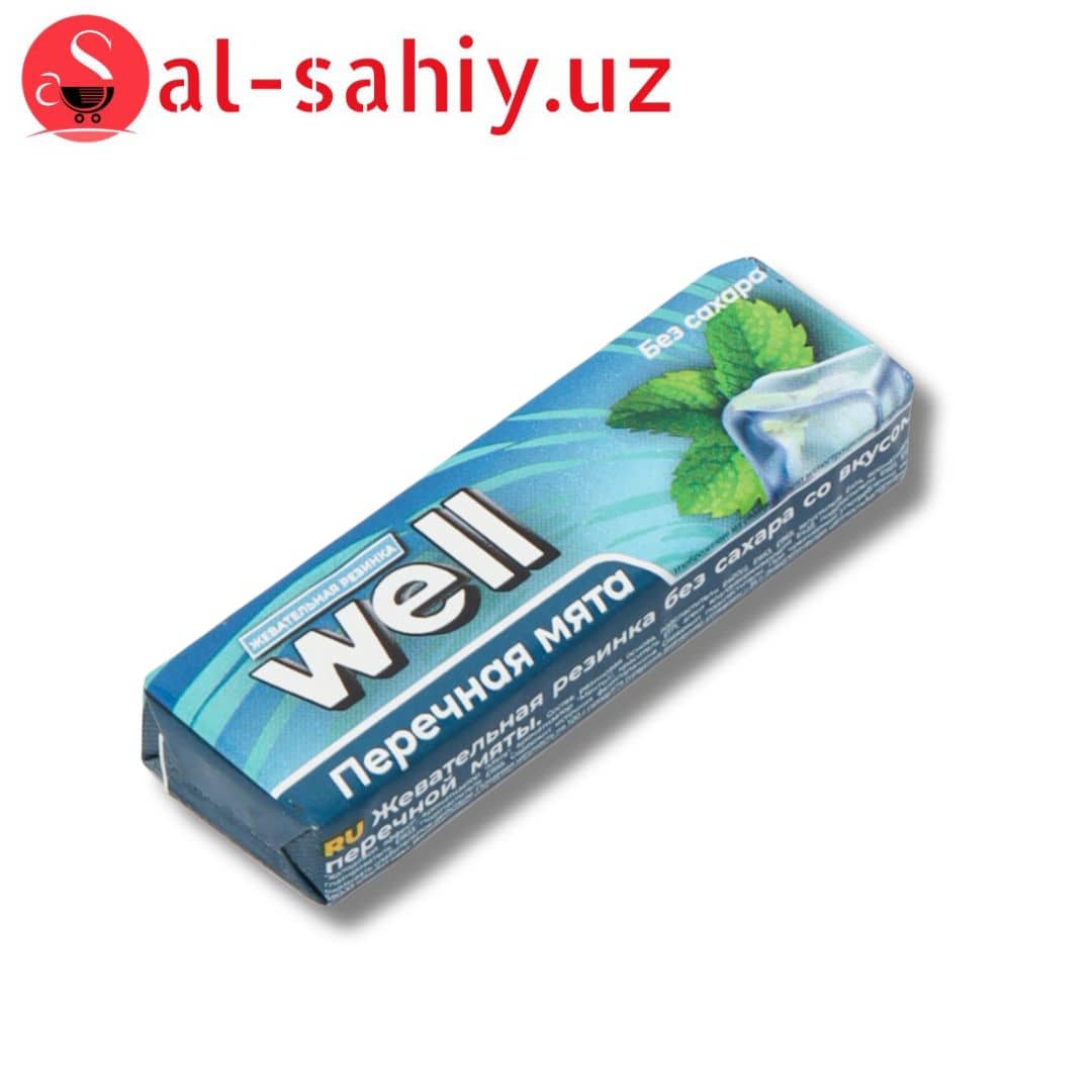 Жевательная резинка "Well" мята 14гр 1