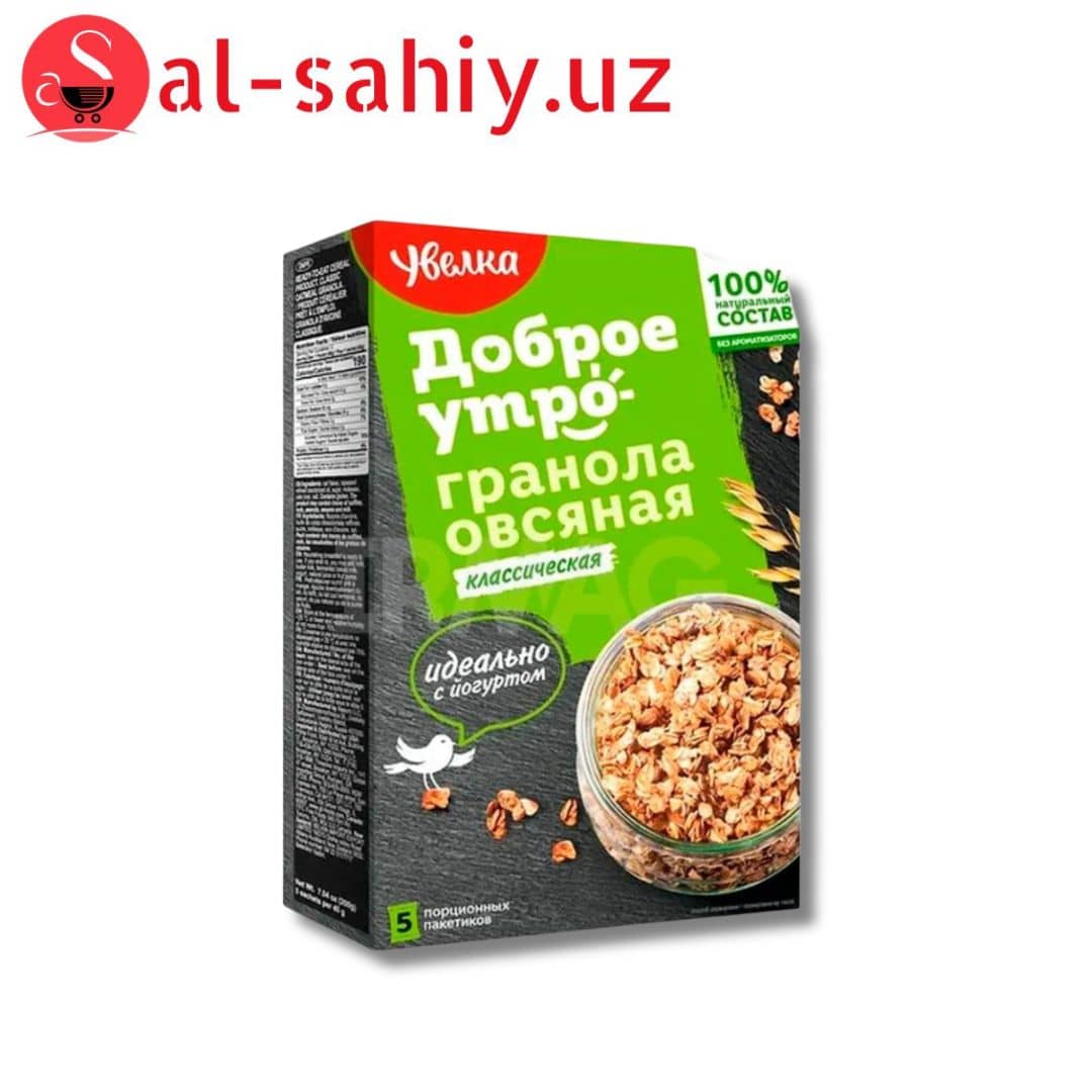 Гранола овсяная Увелка Классическая (40 г) 1
