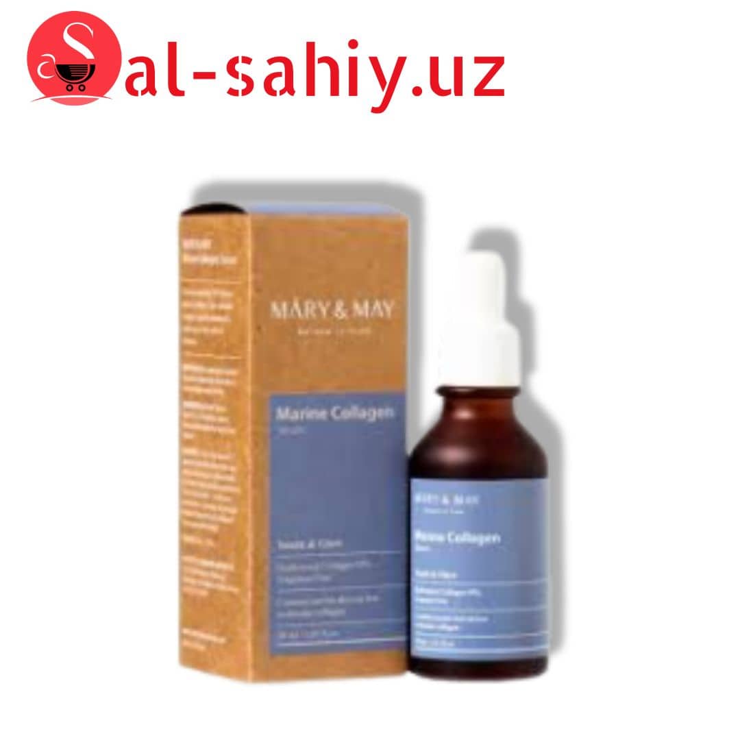 Антивозрастная ампула с 95% коллагена Mary&May Marine Collagen Serum 1