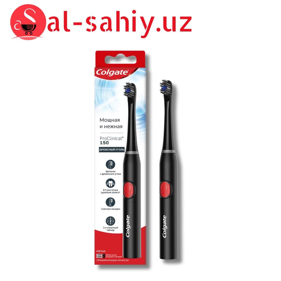 Зубной щеток colgate pro clinical black refills древесен уголь 1