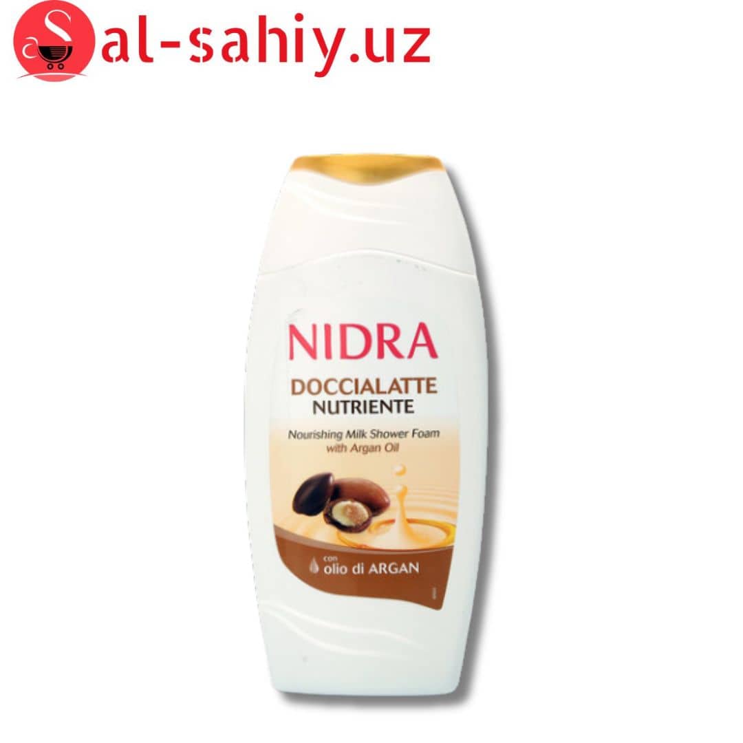 Молочко для душа Nidra с аргановым маслом 250 мл . 1