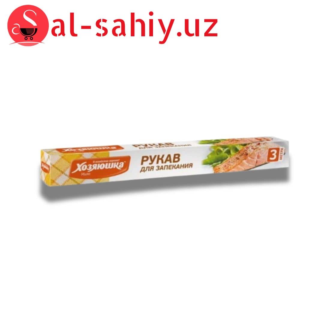 Рукав для запекания "Хозяюшка Мила", с клипсами, 30 см 1 шт 1