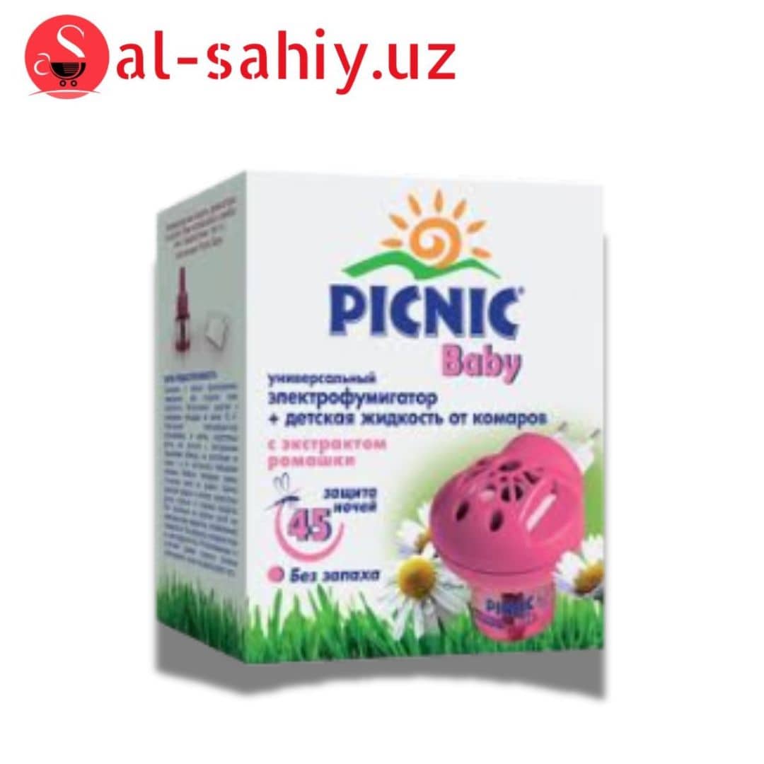 Электрофумигатор от комаров Picnic Baby + жидкость 30 мл (4600104023118) 1