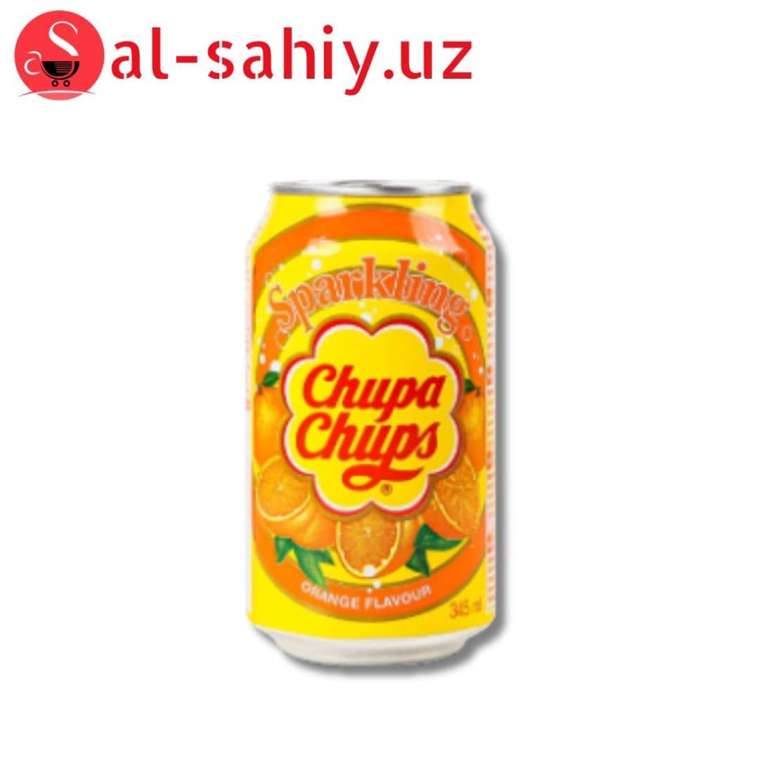 Напиток безалкогольный сильногазированный Chupa Chups Orange 345ml 1