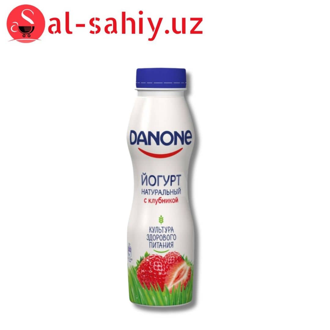 Йогурт Питьевая DANONE "Клубника" 270г 1