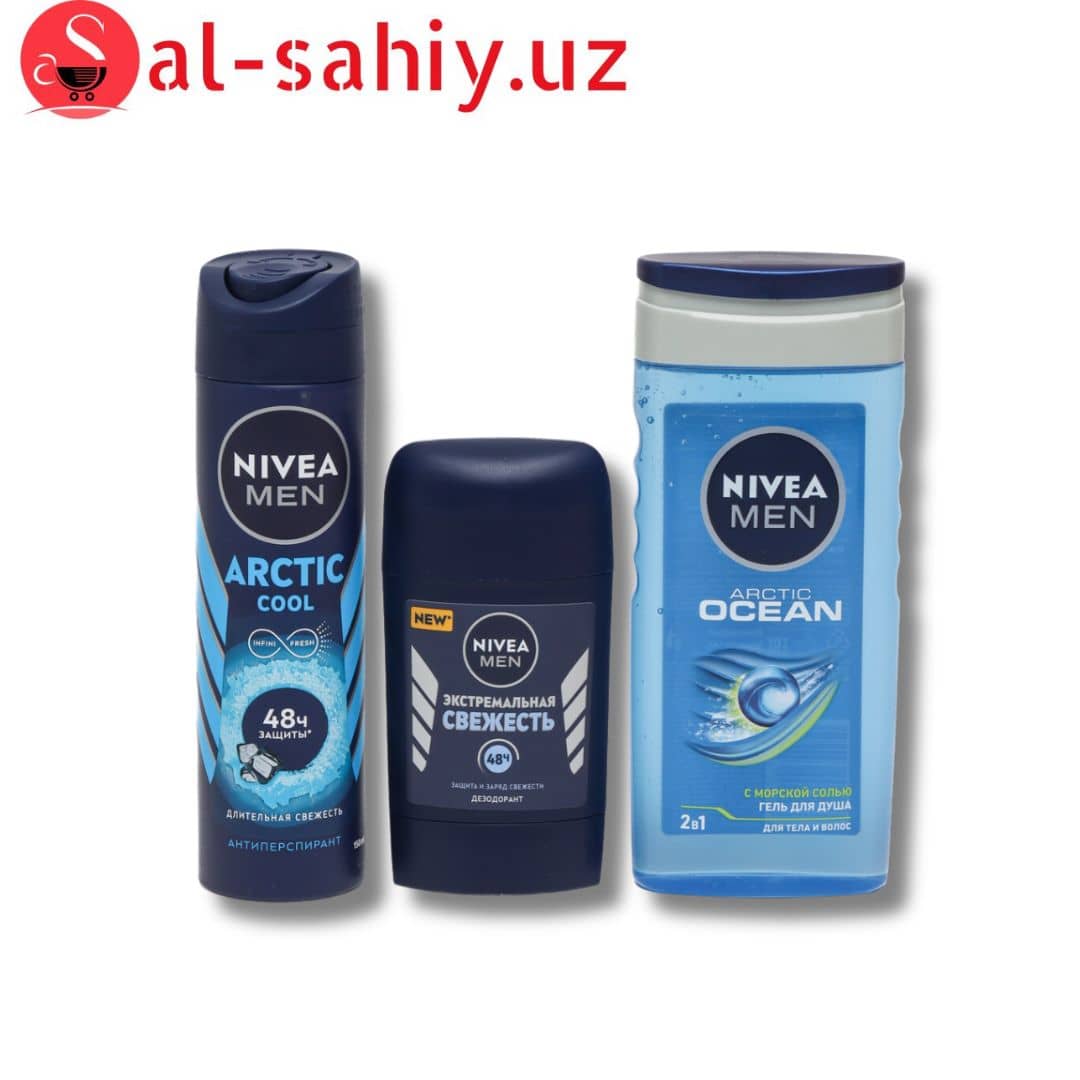 Набор для Мужчин "NIVEA" Гель для душ + Антиперспирант 1