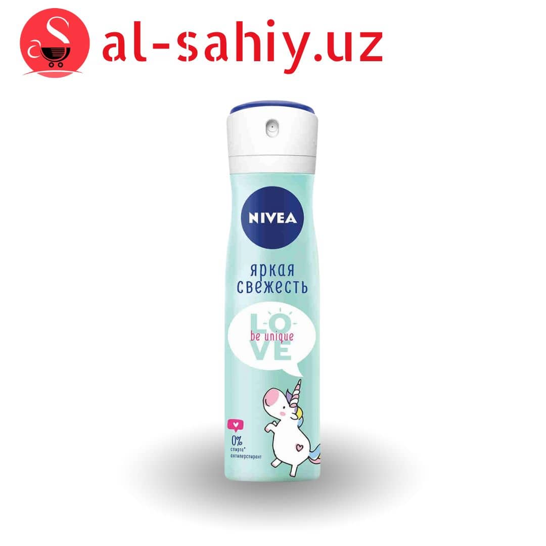 Дезодорант-антиперспирант спрей Nivea Love Be Unique Яркая свежесть, 150 мл 1