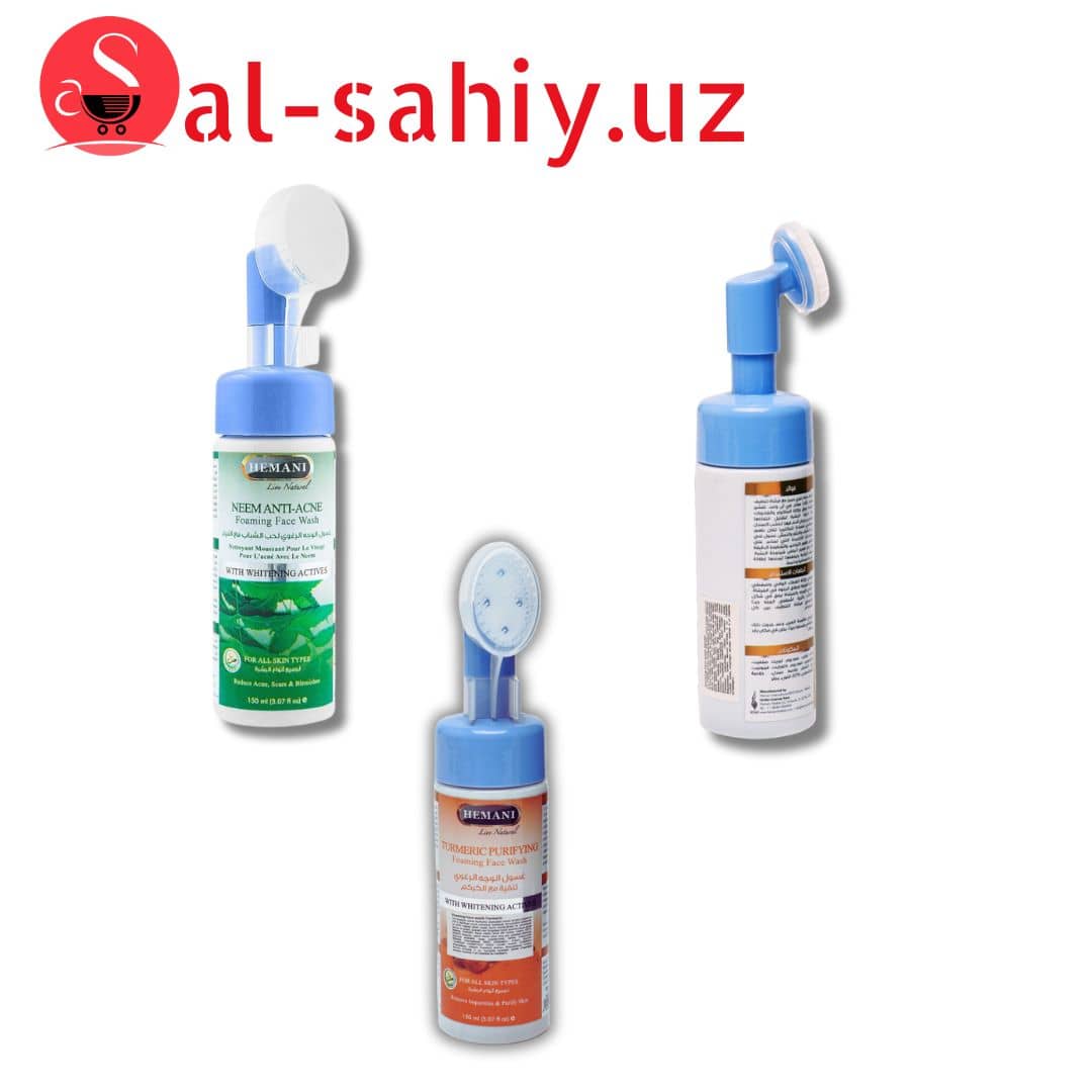 Пенка Hemani extra whitening ubtan 150ml 1