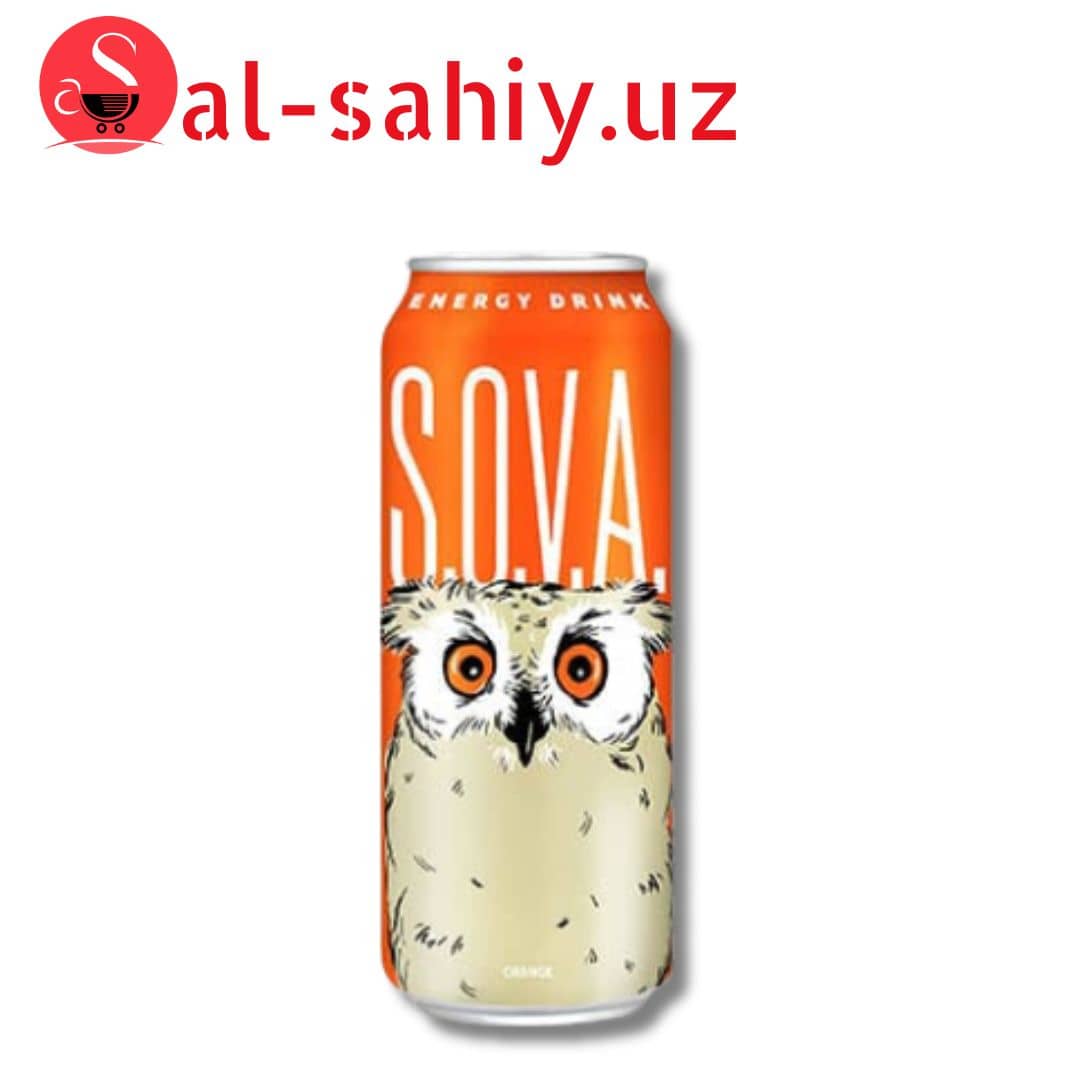 Напиток Sova Energy Drink "Апелсин" 1