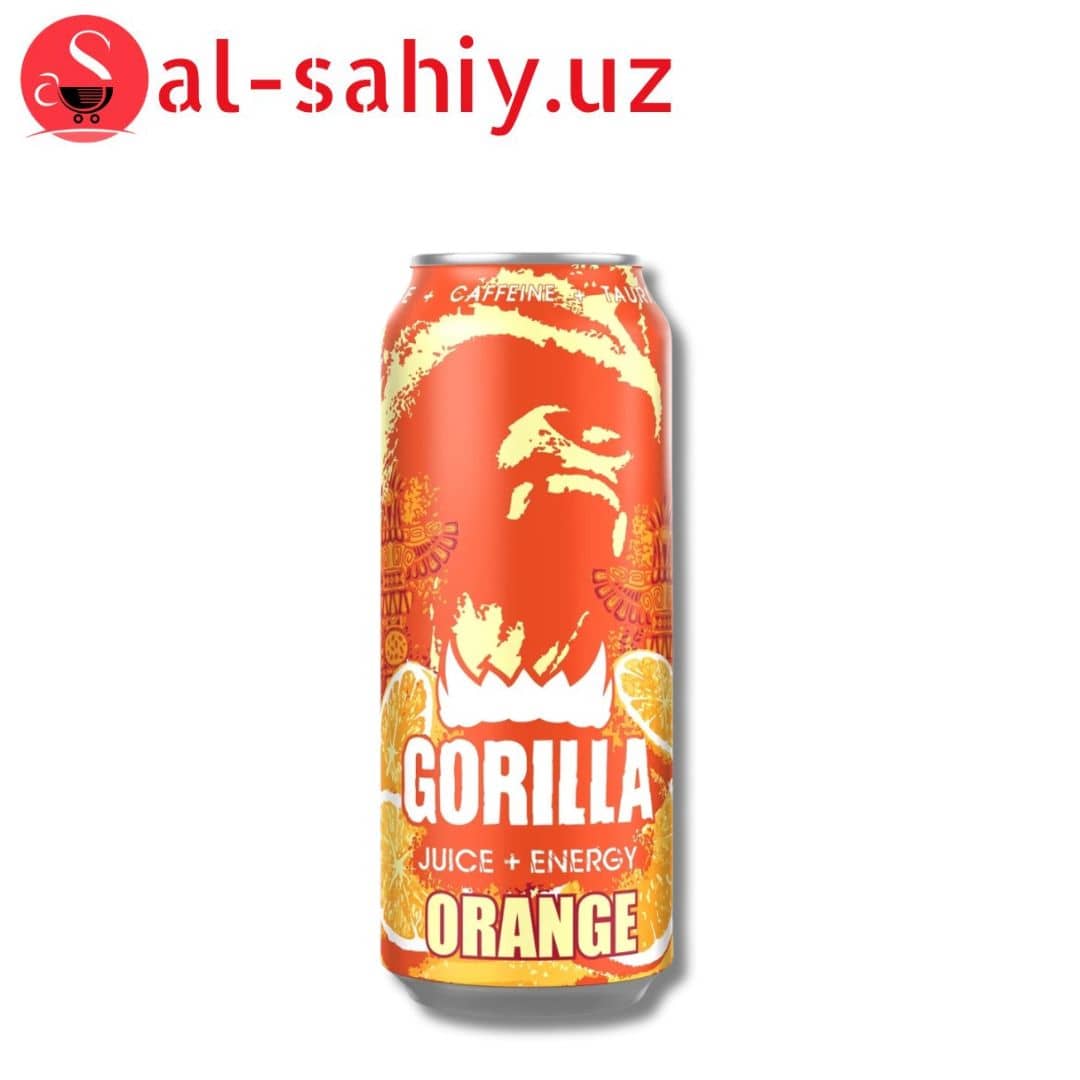 Напиток безалкогольный тонизирующий Gorilla Orange 0.45л ж/б 24 1