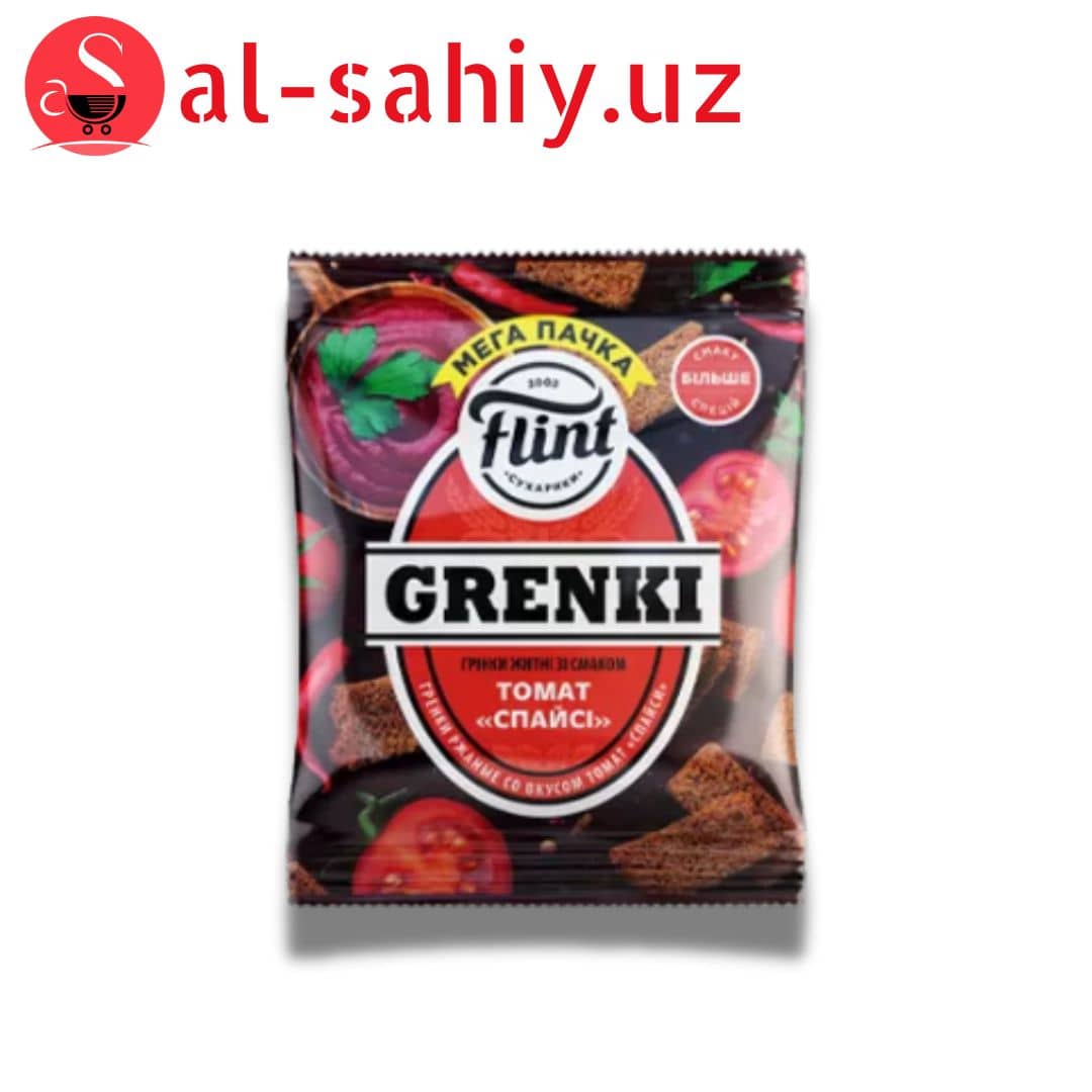 Новый Сухарики  Гренки  со вкусом  томат спайси   100гр 1